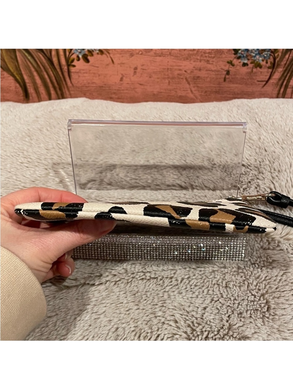 COACH Leopard Print Wristlet - Picture 4 of 12